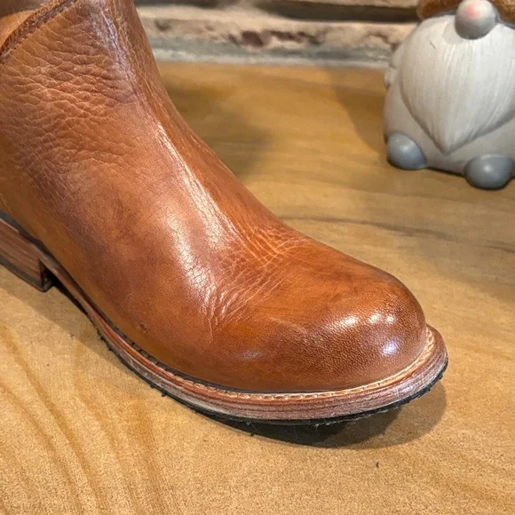 BED|STU Tan Leather Lace-Up Boots - Picture 5 of 10